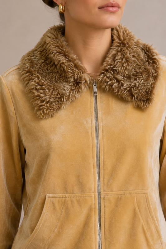 MUSTARD FUR TRACKSUIT