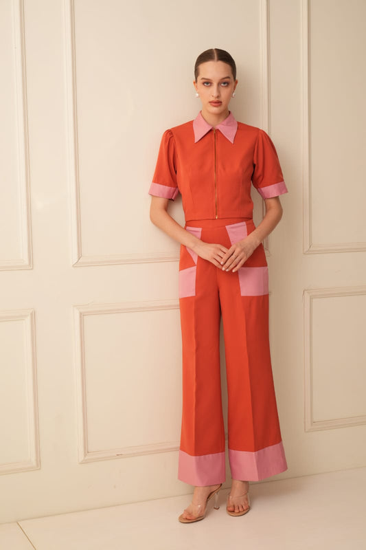 CORAL BLUSH CO-ORD SET