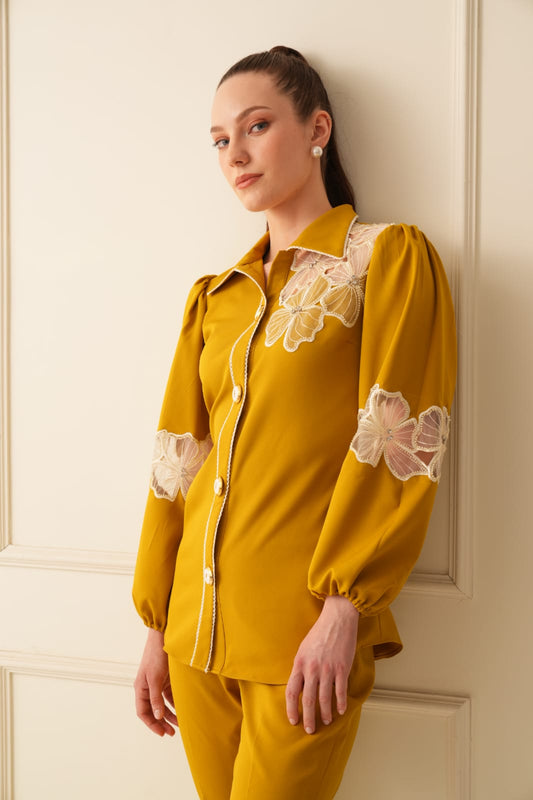 SUNLIT AMBER CO-ORD SET