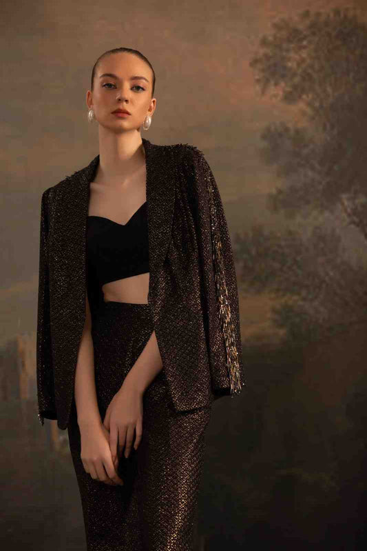 NOIR SEQUENCE CO-ORD SET