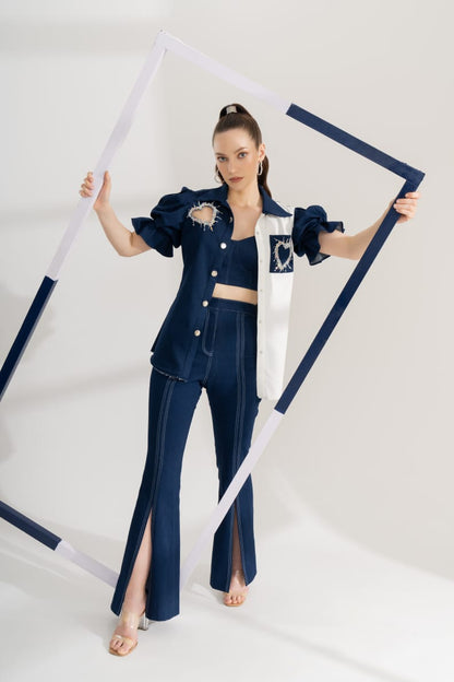 MIDNIGHT BLUE CO-ORD SET