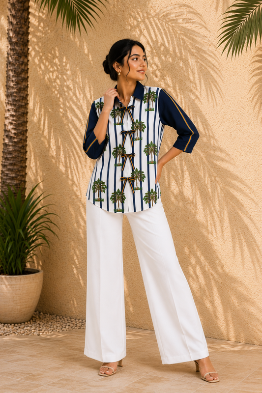 TROPICAL STRIPE CO-ORD SET