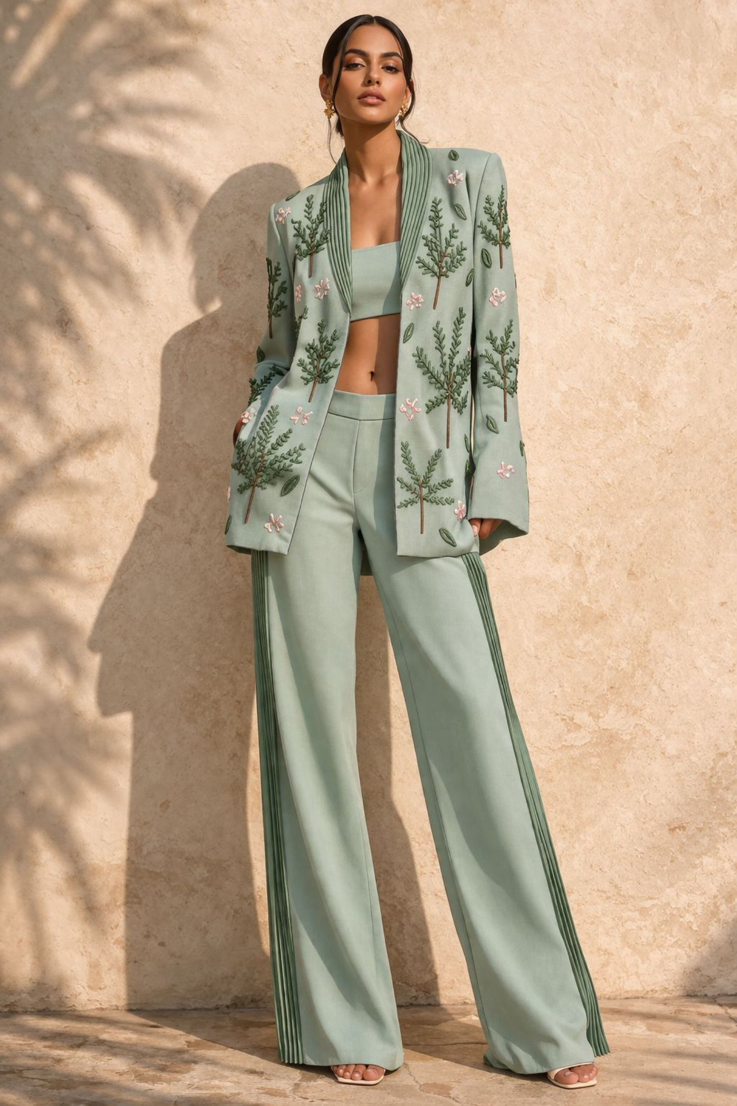MINT OASIS BLAZER SET