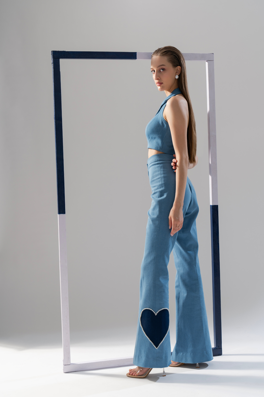 HOUSE OF MISU X AZURE DENIM CO-ORD SET