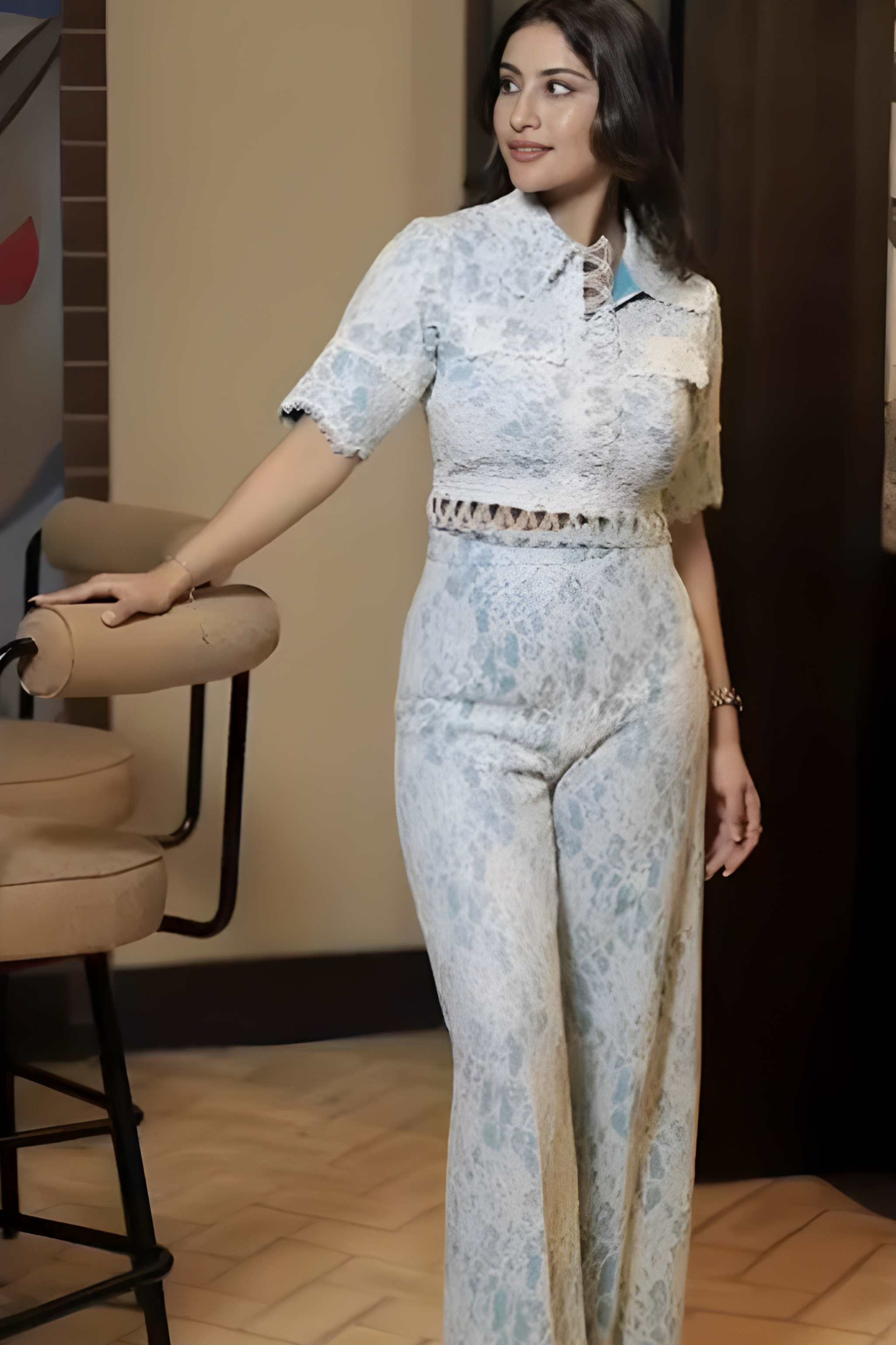 SAMPADA SONI X CELESTIAL BLUE LACE CO-ORD