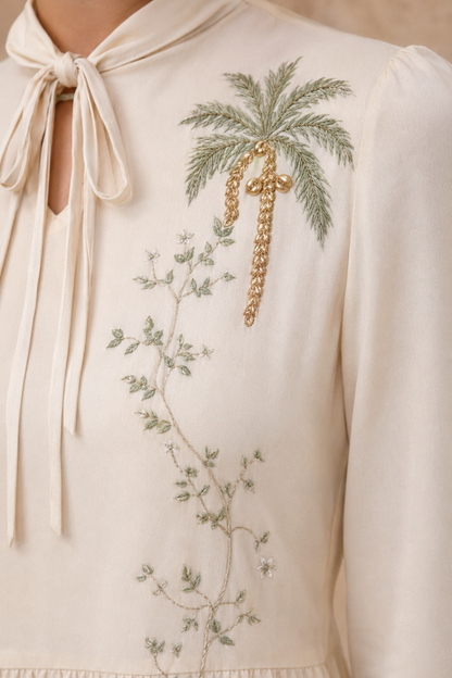 IVORY FERN DRESS