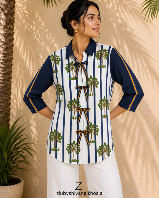 TROPICAL STRIPE CO-ORD SET